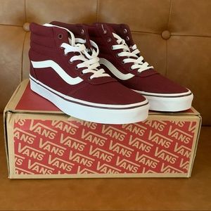 Vans high top sneakers - Burgundy